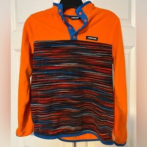 Lands End Kids Snap-up Pullover Fleece Top
